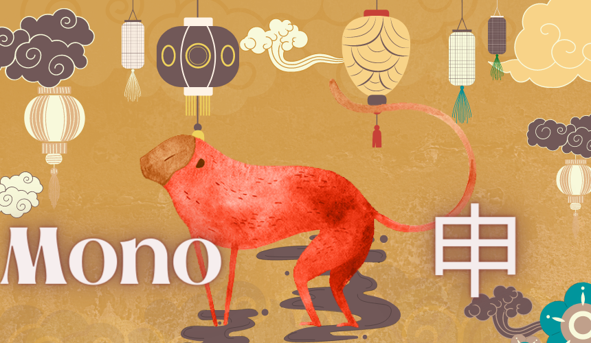 El mono – 12 animales del zodiaco chino